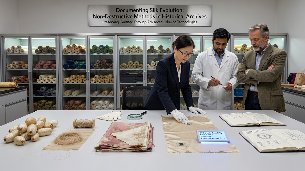 Documenting the Evolution of Silk Production Through Non-Destructive Labeling Methods in Historical Textile Archives